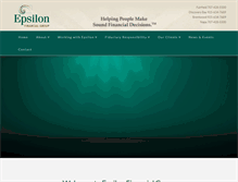 Tablet Screenshot of epsilonfg.com